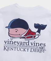 Kentucky Derby Bugle Whale Short-Sleeve Pocket Tee