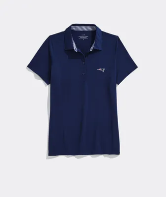 Women's New England Patriots Pique Polo