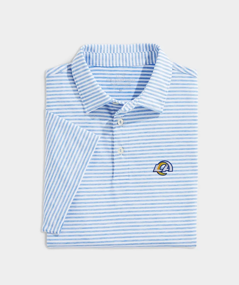 Los Angeles Rams Winstead Stripe Sankaty Polo