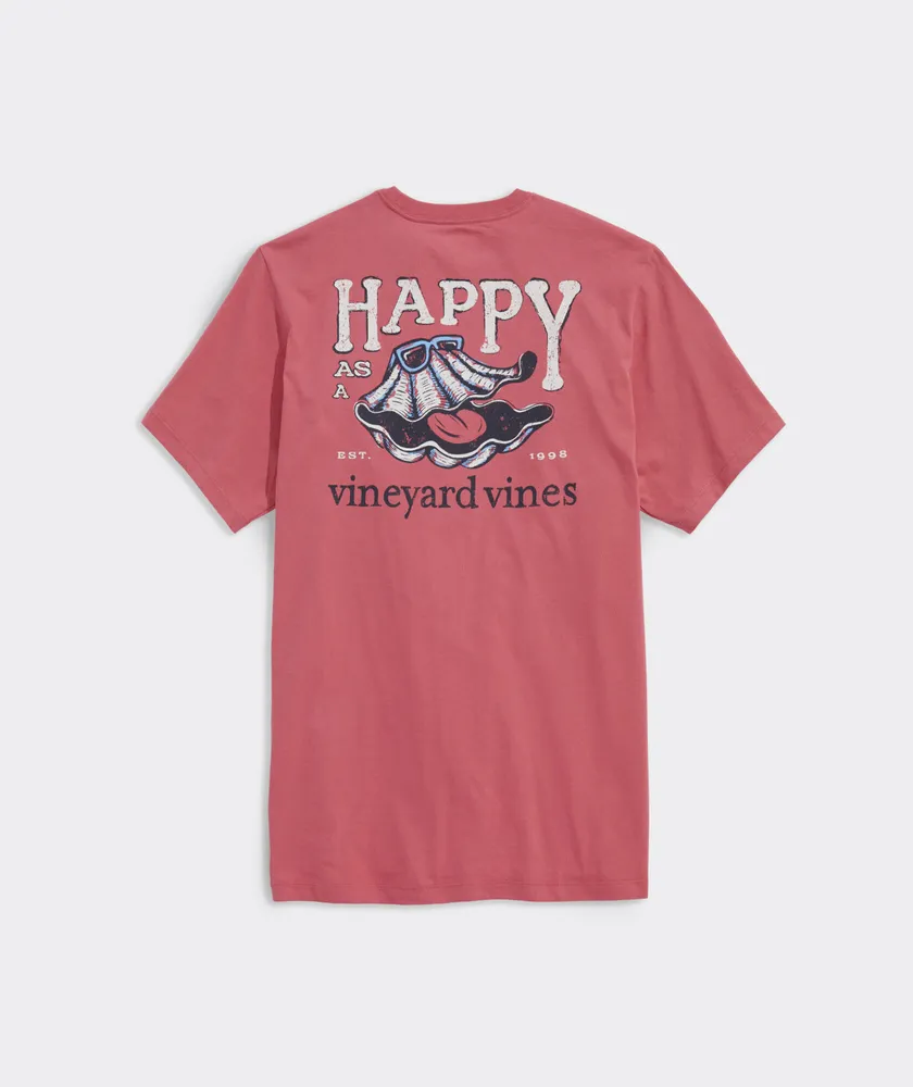 Vineyard Vines Happy As A Clam Short-Sleeve Tee