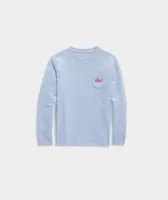 Boys' Bunny Suit Whale Long-Sleeve Pocket Tee