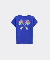 Girls' Foil Lacrosse Palms Short-Sleeve Pocket Tee