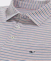 Tri-Color Bradley Stripe Sankaty Polo