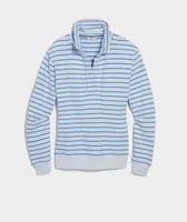 Striped Polo Popover Sweatshirt