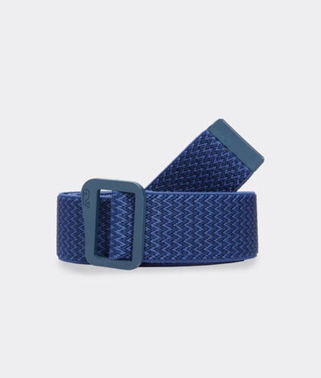 Shop Flat Braided Leather Belt at vineyard vines