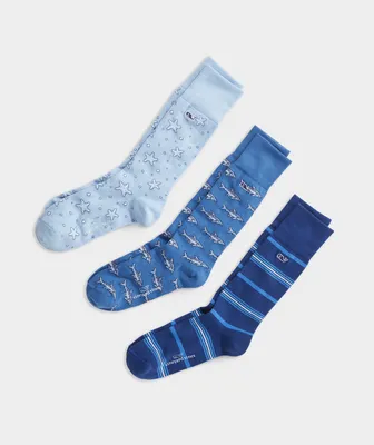 Ocean Icons 3-Pack Socks