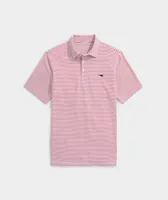 New England Patriots Bradley Stripe Sankaty Polo