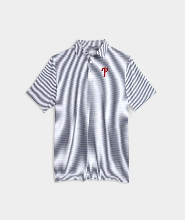 Shop Milwaukee Brewers Bradley Stripe Sankaty Polo at vineyard vines