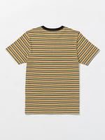 Bright N Early Crew Short Sleeve Shirt - Mustard