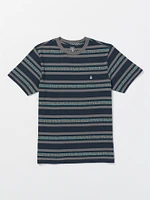 Seed Stone Crew Short Sleeve Shirt - Navy