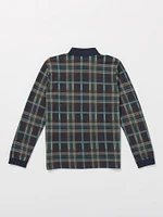 Volcom Entertainment Fat Tony Long Sleeve Shirt - Navy