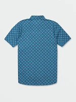 Warbler Short Sleeve Woven - Smokey Blue