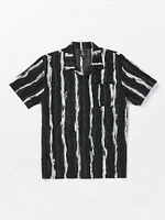 Volcom Entertainment Hockey Dad Short Sleeve Shirt - Stealth