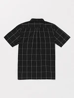 Schroff X Volcom Plaid Short Sleeve Shirt - Black