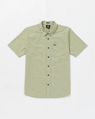 Bankstone Woven Short Sleeve Shirt - Green Tea