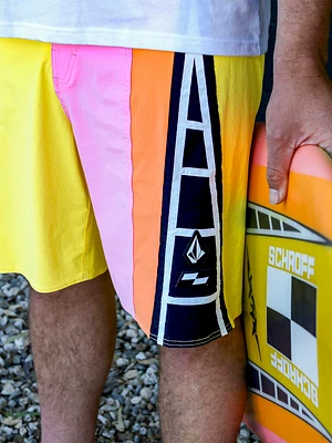 Schroff X Volcom Liberators Trunks - Blazing Yellow