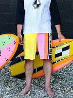 Schroff X Volcom Liberators Trunks - Blazing Yellow