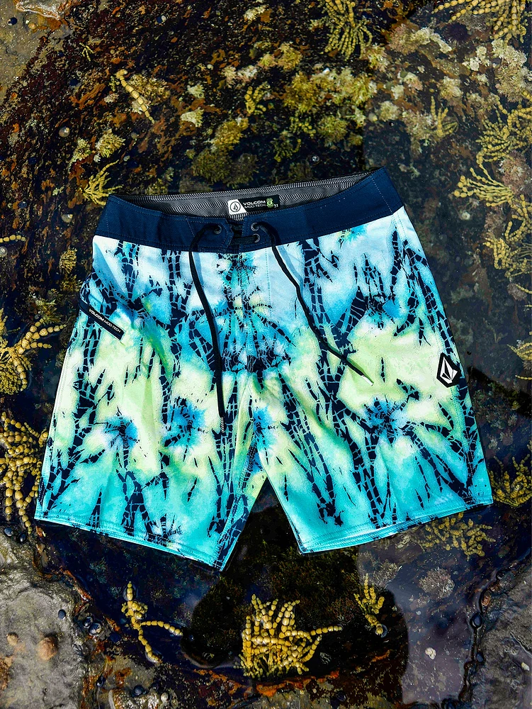 Mod Batik Trunks - Misty Blue