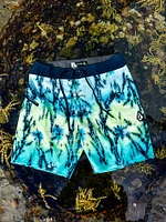 Mod Batik Trunks - Misty Blue