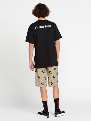 Schroff X Volcom Elastic Waist Shorts - Khaki