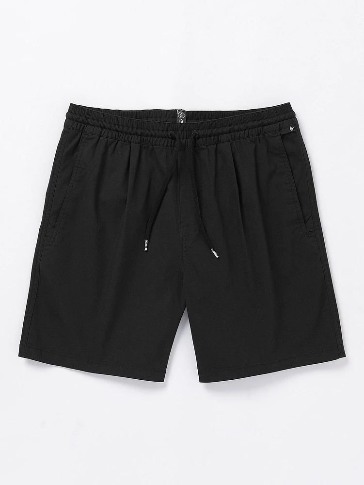 Villa Rue Elastic Waist Shorts - Black