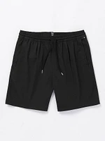 Villa Rue Elastic Waist Shorts - Black