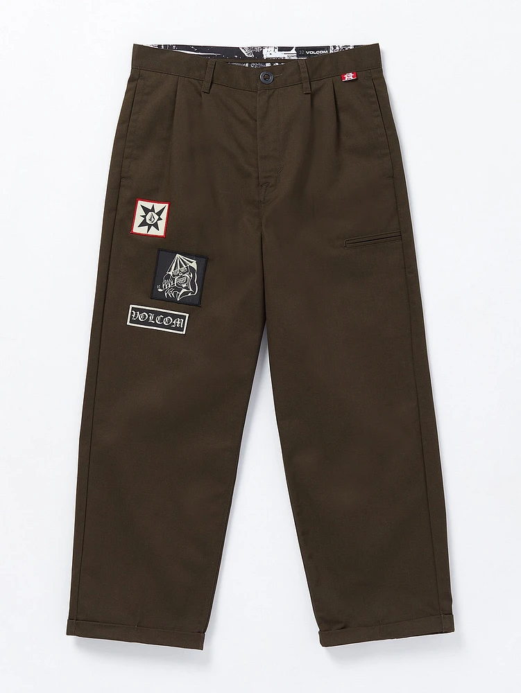 Tokyo True Featured Artist Yusuke Services Pants - Dark Brown