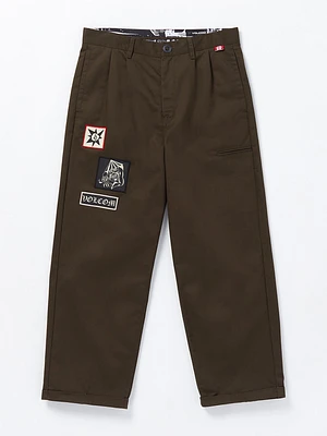 Tokyo True Featured Artist Yusuke Services Pants - Dark Brown