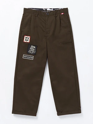 Tokyo True Featured Artist Yusuke Services Pants - Dark Brown