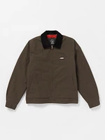 Voider Lined Jacket - Dark Brown