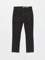 V 2X4 Stretch Jeans - Black