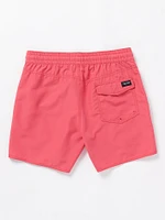 Lido Solid Trunks - Washed Ruby