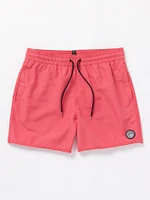 Lido Solid Trunks - Washed Ruby