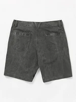 Stone Faded Hybrid Shorts - Stealth