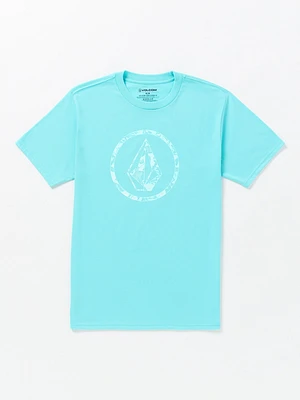 Circle Stone Short Sleeve Tee - Crete Blue