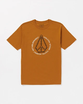 Circle Stone Short Sleeve Tee - Chestnut Brown