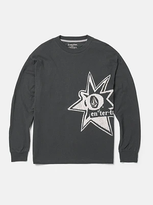 Volcom Entertainment Stone Burst Long Sleeve Tee - Stealth