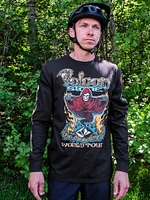 Stone Ghost Long Sleeve Tee - Black