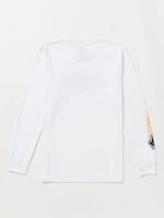 Combust Long Sleeve Tee - White