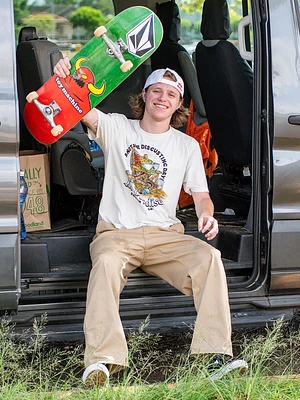 Skate Vitals Collin Provost Short Sleeve Tee - Off White