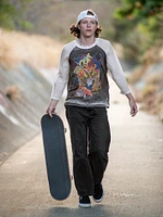 Skate Vitals Collin Provost Raglan Short Sleeve Tee - Black