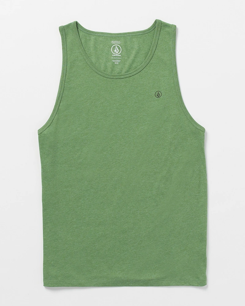 Solid Heather Tank - Ivy