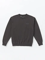 Lifer Crew Sweatshirt - Asphalt Black