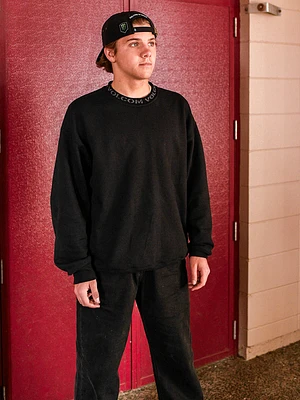 Skate Vitals Crew Pullover Sweatshirt - Black
