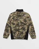 Error 92 Mock Neck Sweatshirt - Dark Khaki