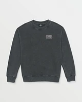 Backwash Crew Sweatshirt - Asphalt Black