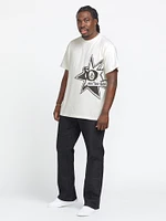 Volcom Entertainment Stone Burst Short Sleeve Tee - Off White