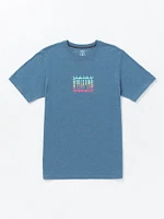 Primed Short Sleeve Tee - Stone Blue Heather