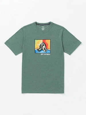 Soft And Stoney Short Sleeve Tee - Fir Green Heather