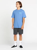 Whoops Short Sleeve Tee - Blue Bird Heather